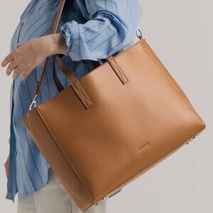 Calpak Haven 16" Laptop Tote Bag in Toffee